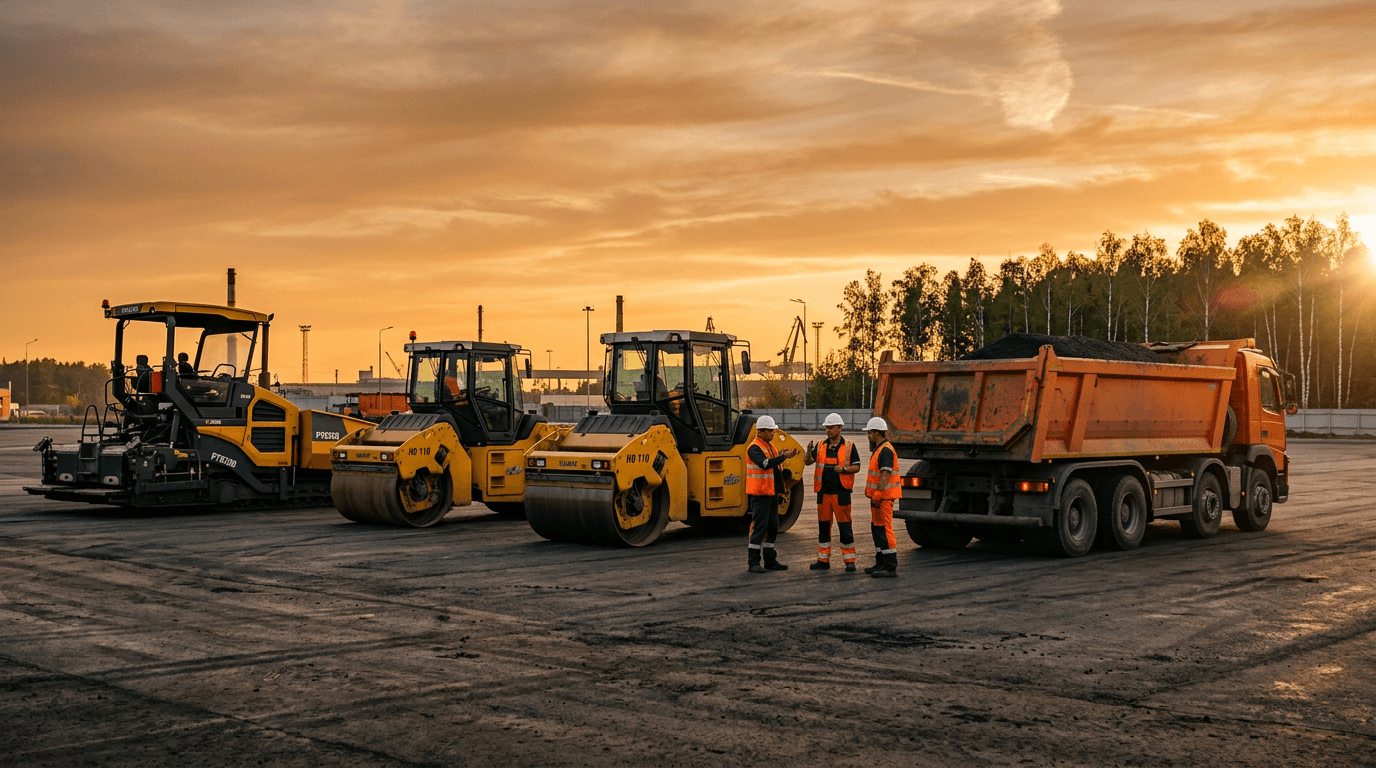 АсфальтСтрой — техника и команда