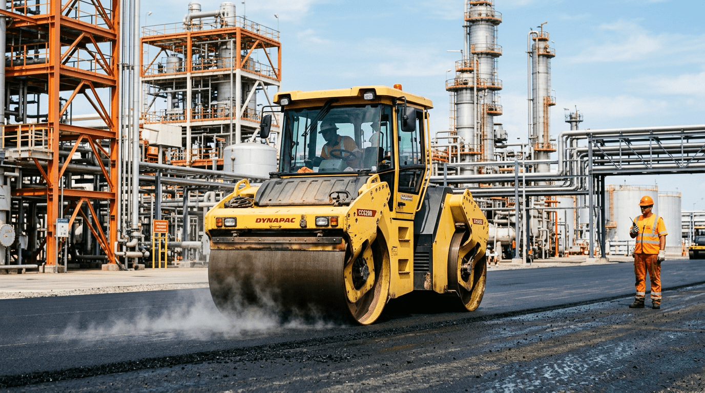 Укладка асфальта